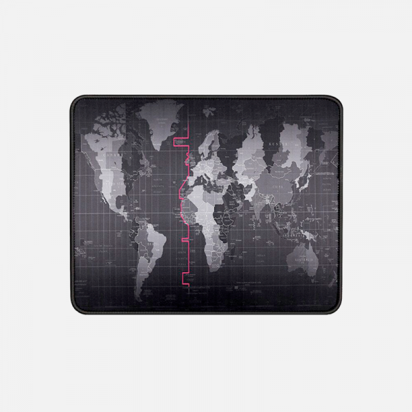 Large World Map Mouse Pad