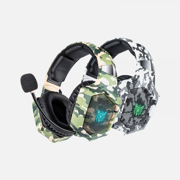 Wired Camouflage Gaming Headset