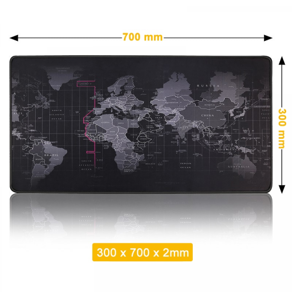 Large World Map Mouse Pad - Image 2