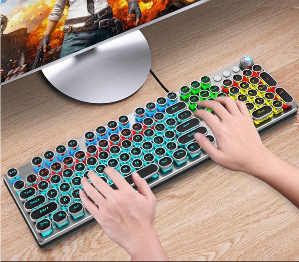 Steampunk Gaming Keyboard - Image 2