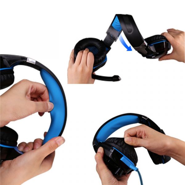 Wired Glowing Headset with Mic - Image 4