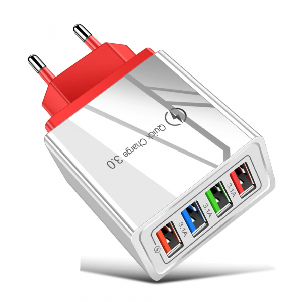 Quick Charge 4-USB Wall Charger - Image 2